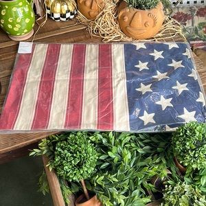 Pottery barn flag 🇺🇸 16” x 26” pillow cover BNWT LAST ONE 😳